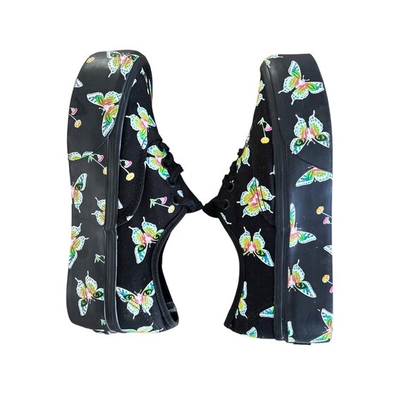 Vans‎ Stacked Morph Blackout Glow in the Dark Sneakers Butterflies Size 7.5 NWOB - Picture 7 of 12